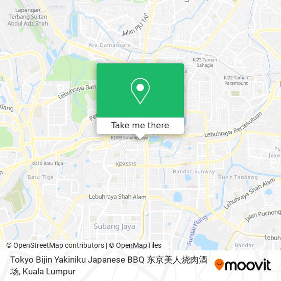 Tokyo Bijin Yakiniku Japanese BBQ 东京美人烧肉酒场 map