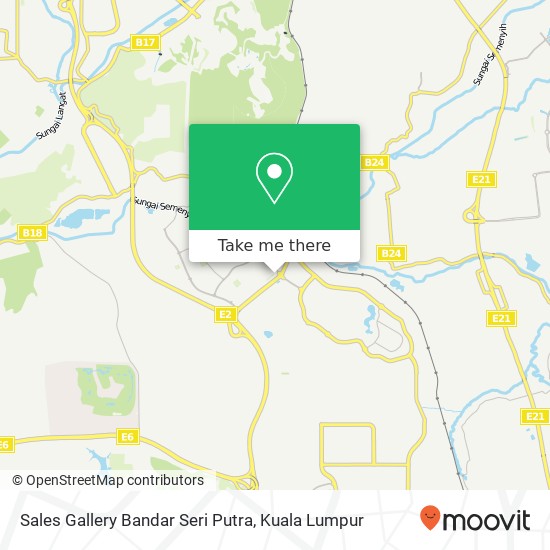 Sales Gallery Bandar Seri Putra map