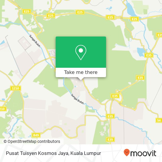Peta Pusat Tuisyen Kosmos Jaya