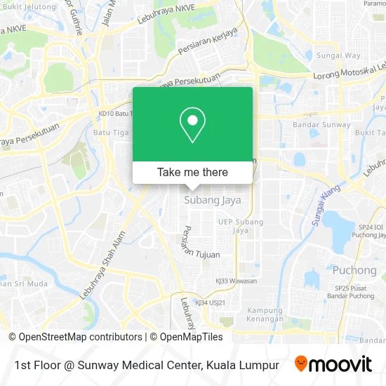 1st Floor @ Sunway Medical Center map
