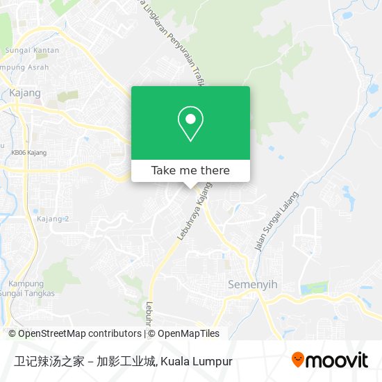 卫记辣汤之家－加影工业城 map