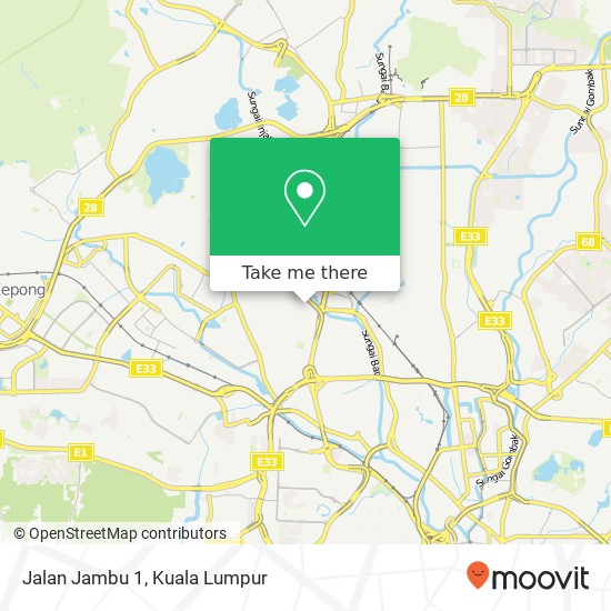 Jalan Jambu 1 map