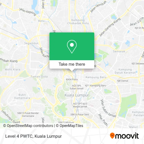 Level 4 PWTC map