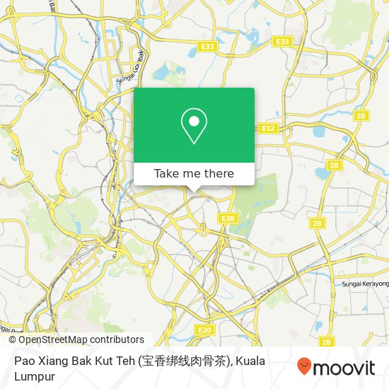Peta Pao Xiang Bak Kut Teh (宝香绑线肉骨茶)