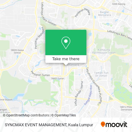 SYNCMAX EVENT MANAGEMENT map