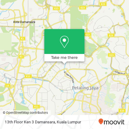 13th Floor Ken 3 Damansara map