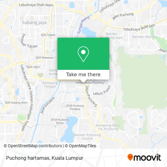 Puchong hartamas map