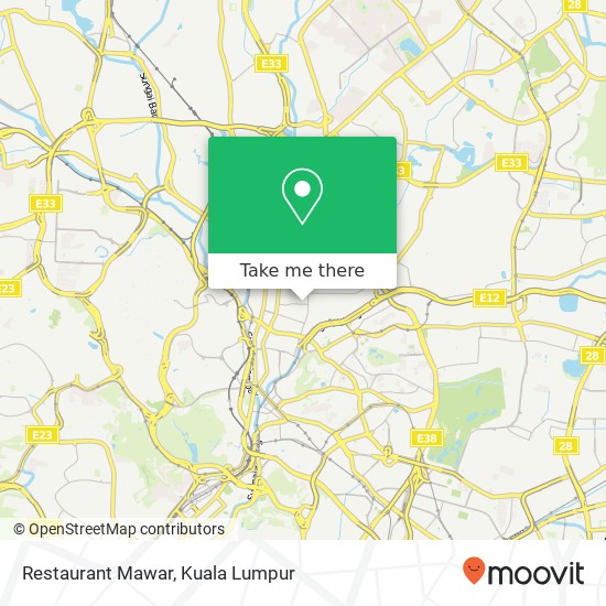 Peta Restaurant Mawar