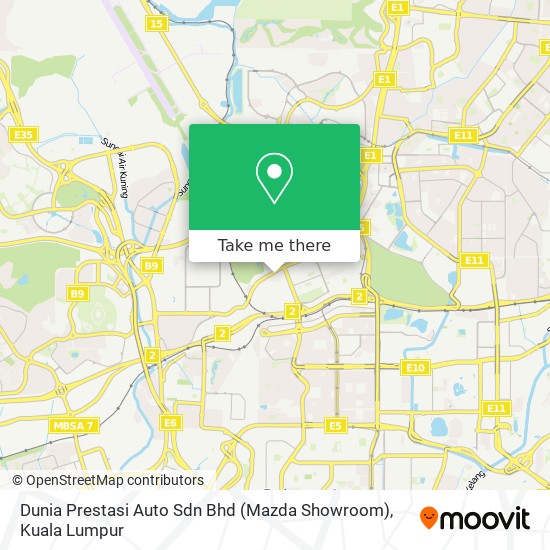 Dunia Prestasi Auto Sdn Bhd (Mazda Showroom) map