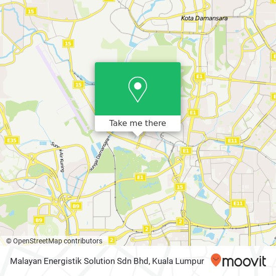 Malayan Energistik Solution Sdn Bhd map