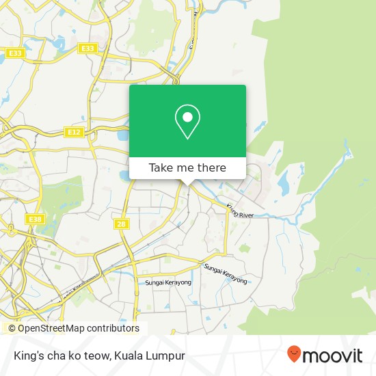 King's cha ko teow map