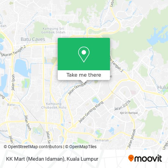 Peta KK Mart (Medan Idaman)