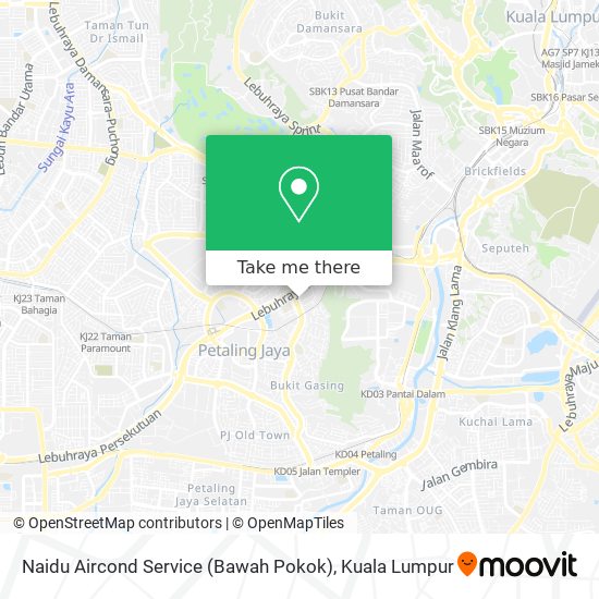 Naidu Aircond Service (Bawah Pokok) map