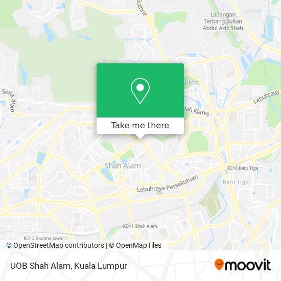 Peta UOB Shah Alam