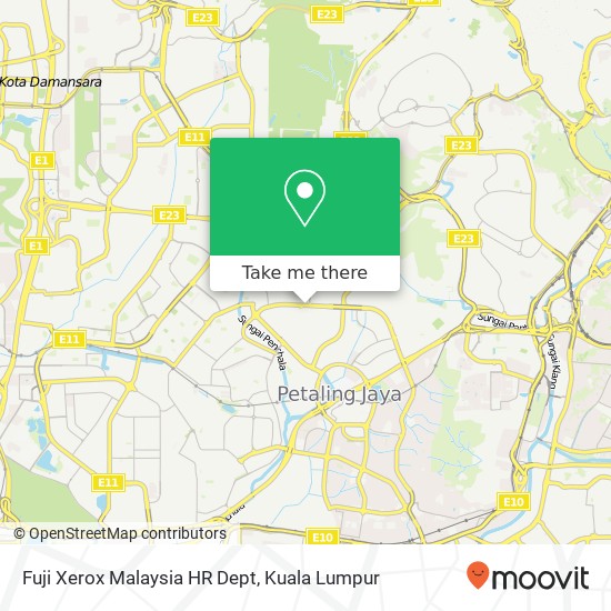 Fuji Xerox Malaysia HR Dept map