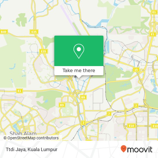 Ttdi Jaya map