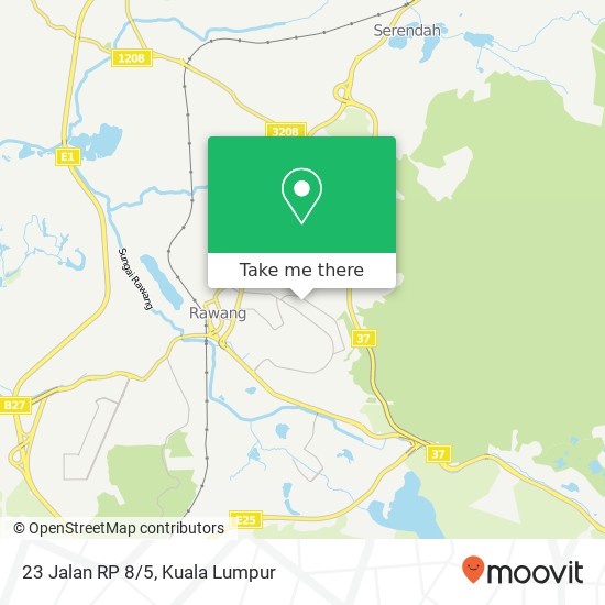 23 Jalan RP 8/5 map