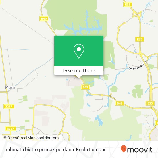 rahmath bistro puncak perdana map