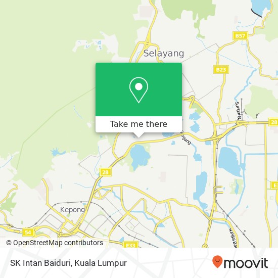 SK Intan Baiduri map