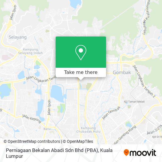 Peta Perniagaan Bekalan Abadi Sdn Bhd (PBA)