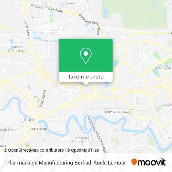 Pharmaniaga Manufacturing Berhad map