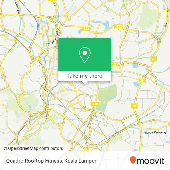 Quadro Rooftop Fitness map
