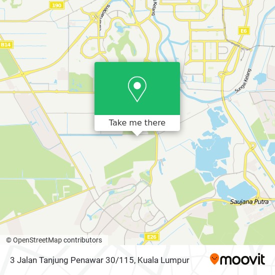 Peta 3 Jalan Tanjung Penawar 30/115