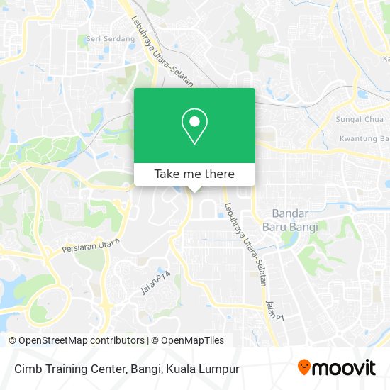 Cimb Training Center, Bangi map