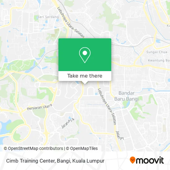 Cimb Training Center, Bangi map