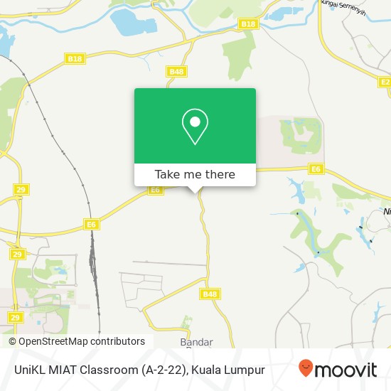 UniKL MIAT Classroom (A-2-22) map