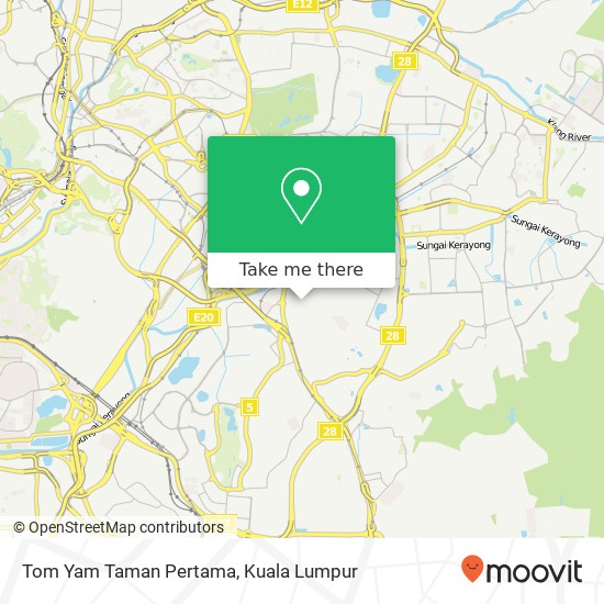 Peta Tom Yam Taman Pertama
