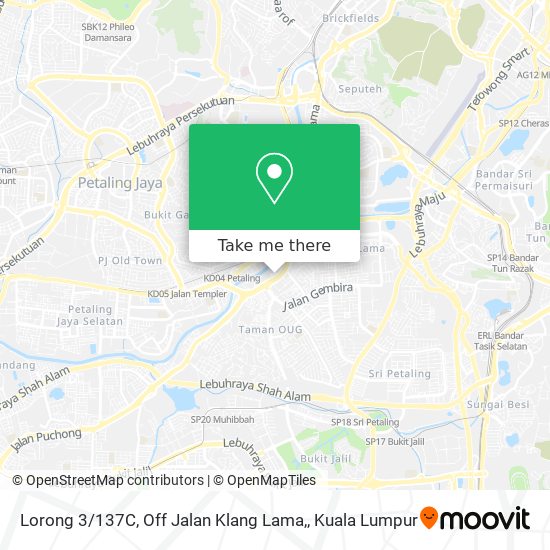 Lorong 3 / 137C, Off Jalan Klang Lama, map