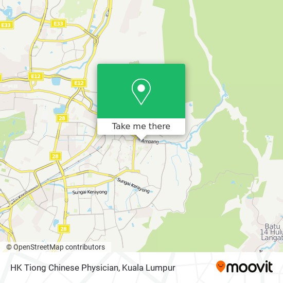 HK Tiong Chinese Physician map