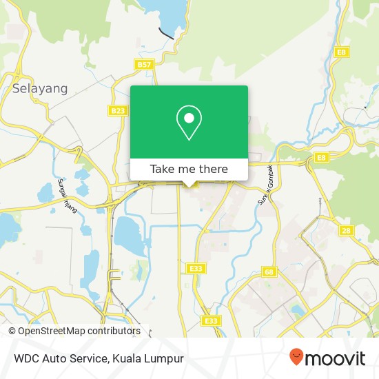 WDC Auto Service map