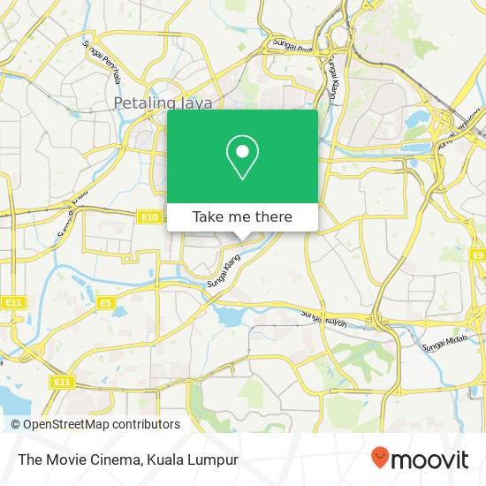 The Movie Cinema map