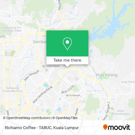 Peta Richiamo Coffee - TARUC