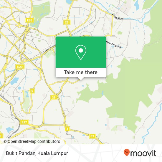 Bukit Pandan map