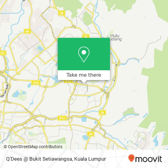 Q'Dees @ Bukit Setiawangsa map