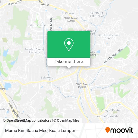 Mama Kim Sauna Mee map