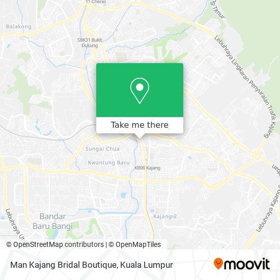 Peta Man Kajang Bridal Boutique