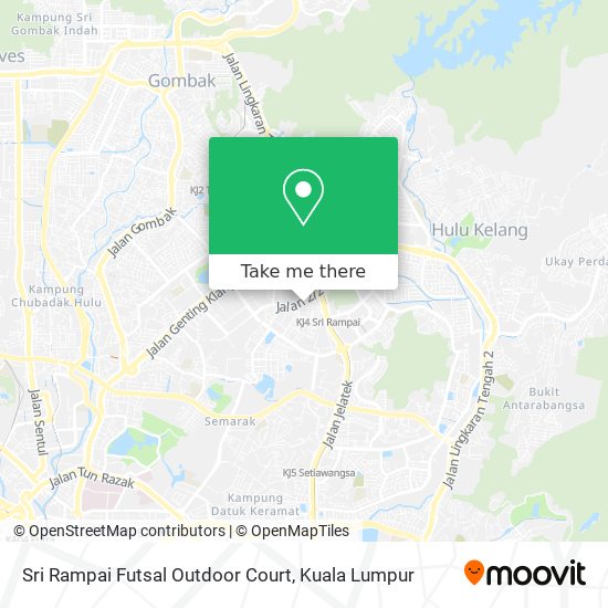 Peta Sri Rampai Futsal Outdoor Court