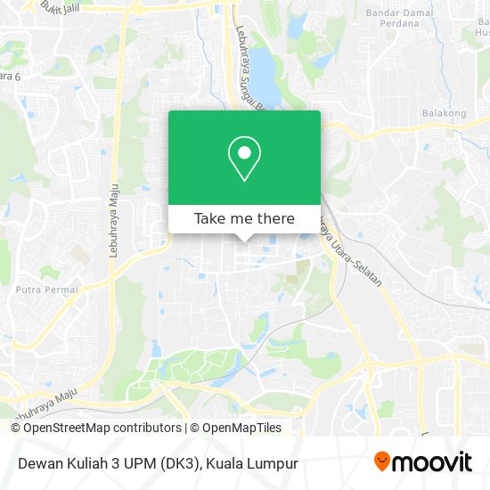 Dewan Kuliah 3 UPM (DK3) map