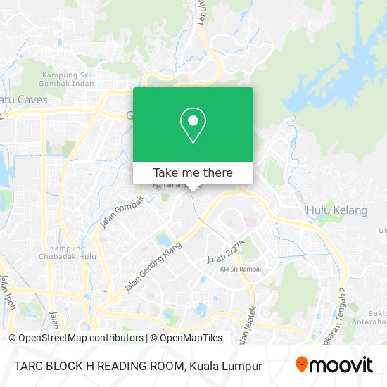 TARC BLOCK H READING ROOM map