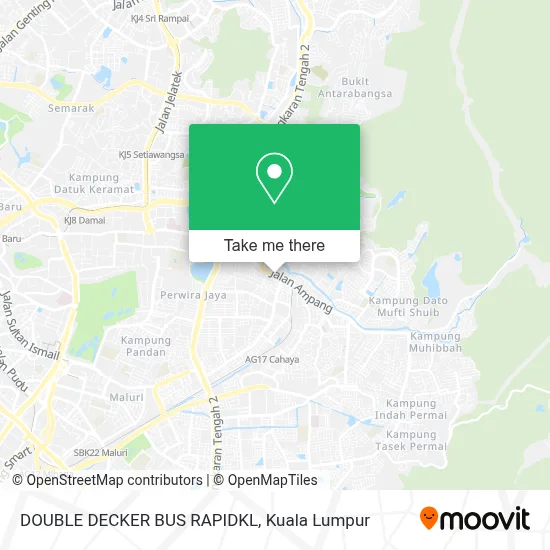 DOUBLE DECKER BUS RAPIDKL map