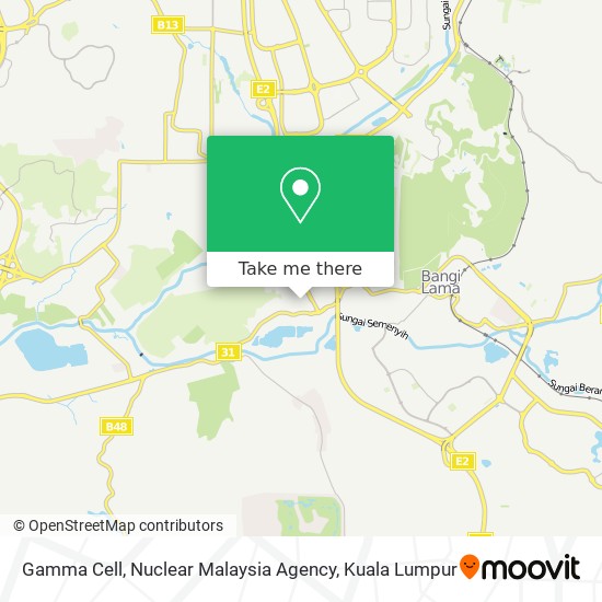 Peta Gamma Cell, Nuclear Malaysia Agency