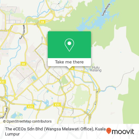 The eCEOs Sdn Bhd (Wangsa Melawati Office) map