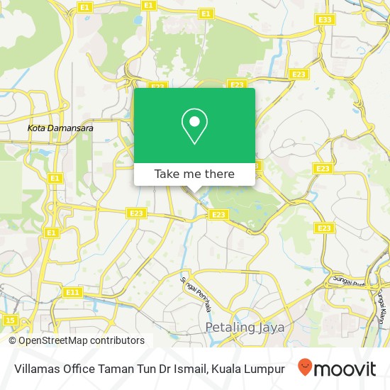 Villamas Office Taman Tun Dr Ismail map