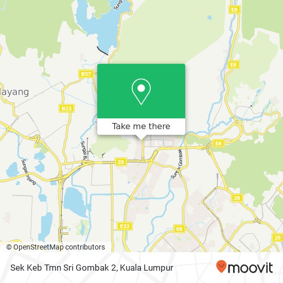 Sek Keb Tmn Sri Gombak 2 map