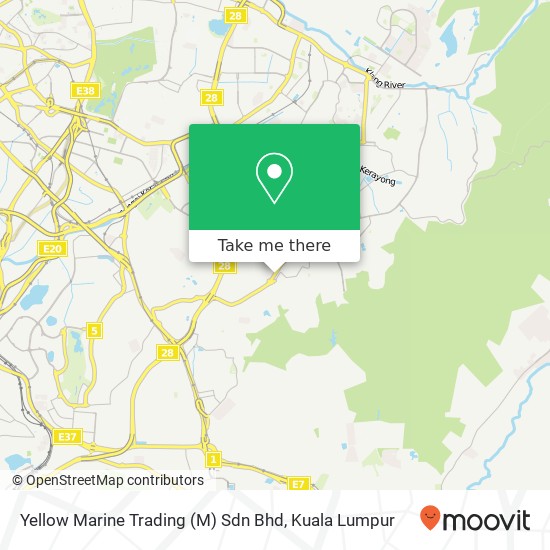Peta Yellow Marine Trading (M) Sdn Bhd