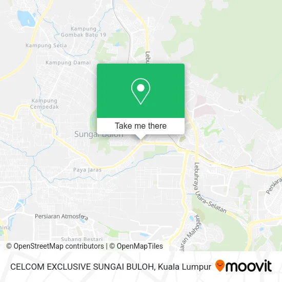 CELCOM EXCLUSIVE SUNGAI BULOH map